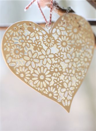 embellished - Ornate heart Foto de stock - Sin royalties Premium, Código: 689-05610544