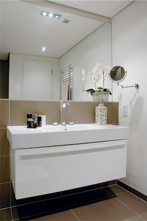 Salle de bains moderne Photographie de stock - Premium Libres de Droits, Code: 689-05610717