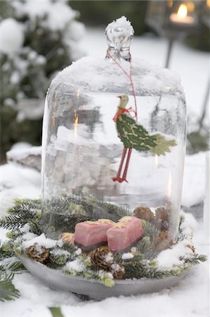 embellished - Christmas decoration und confectionary Foto de stock - Sin royalties Premium, Código: 689-05610746