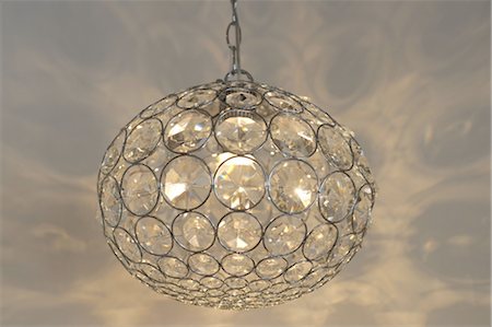 Elegant ceiling lamp Stock Photo - Premium Royalty-Free, Code: 689-05611249