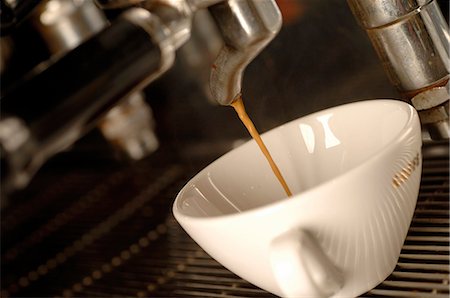 Espresso machine,close up Foto de stock - Sin royalties Premium, Código: 689-03128515