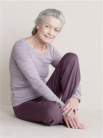 Senior adult in sports clothing Stock Photo - Premium Royalty-Free, Code: 689-03129330