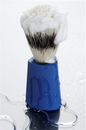 shaving - Shaving brush Stock Photo - Premium Royalty-Free, Code: 689-03129792