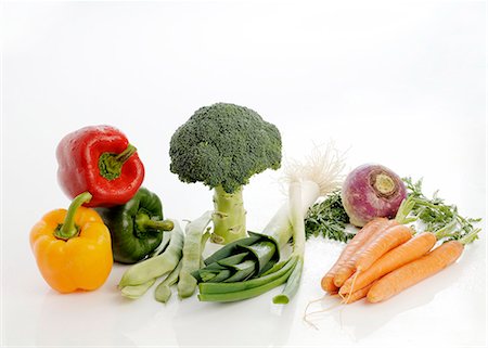 Vegetable product line Stock Photo - Premium Royalty-Free, Code: 689-03131479