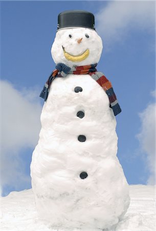 fumetto - Snowman Fotografie stock - Premium Royalty-Free, Codice: 689-03733592