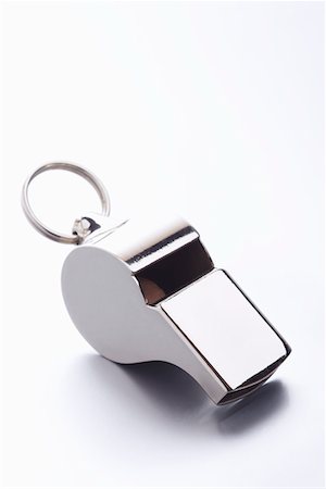 fischietto - Whistle in studio Fotografie stock - Premium Royalty-Free, Codice: 694-03325753
