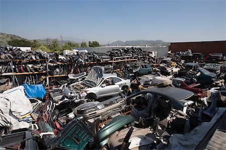 fourrière - Junkyard Photographie de stock - Premium Libres de Droits, Code: 694-03328712