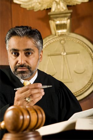 simsearch:693-03312783,k - Middle-aged judge in a courtroom Stock Photo - Premium Royalty-Free, Code: 694-03330937