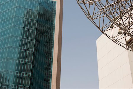 deira - Dubai, UAE, Architectural detail of the buildings in Deira. Fotografie stock - Premium Royalty-Free, Codice: 694-03331844