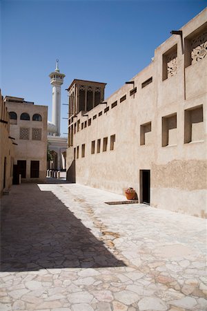 UAE, Dubai, The Bastakia Mosque in the old Bastakia Quarter of Bur Dubai Stock Photo - Premium Royalty-Free, Code: 694-03331889