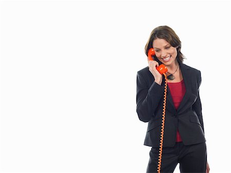 Businesswoman on Phone Stock Photo - Premium Royalty-Free, Code: 694-03693925