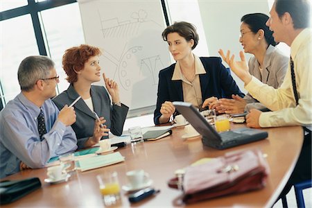 draw the diagram of male and female - Business meeting Stock Photo - Premium Royalty-Free, Code: 695-05764582
