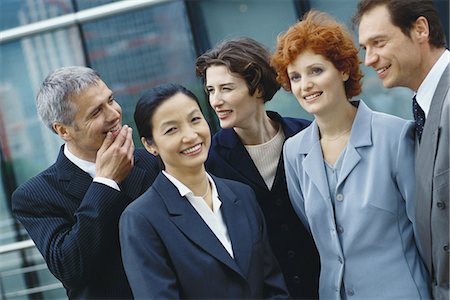 simsearch:695-03374588,k - Group of business executives, portrait Stock Photo - Premium Royalty-Free, Code: 695-05764591