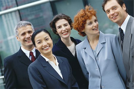 simsearch:695-03374588,k - Group of business executives, portrait Stock Photo - Premium Royalty-Free, Code: 695-05764592