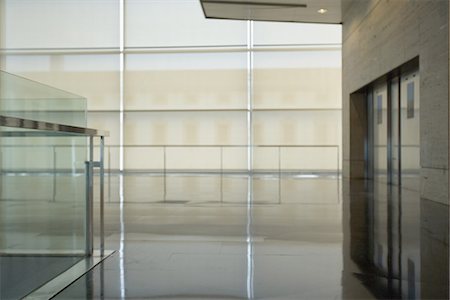 elevator not people - Architectural view of office building interior Stock Photo - Premium Royalty-Free, Code: 695-05764887