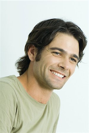 dimpled - Man smiling, portrait Stock Photo - Premium Royalty-Free, Code: 695-05766200