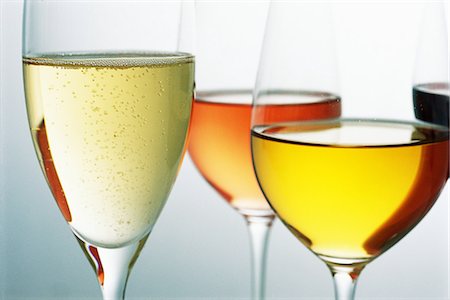 rose wine white background - Variety of wines in wine glasses Stock Photo - Premium Royalty-Free, Code: 695-05768113
