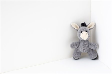 equus africanus asinus - Stuffed donkey in the corner Stock Photo - Premium Royalty-Free, Code: 695-05768908