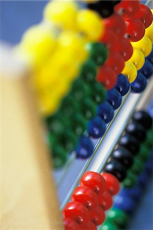 Abacus, close-up Foto de stock - Royalty Free Premium, Número: 695-05769447