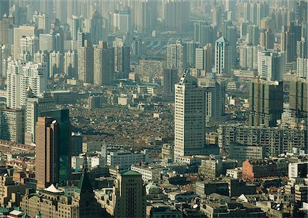 skyscraper frame - Cityscape, Shanghai, China Stock Photo - Premium Royalty-Free, Code: 695-05763981