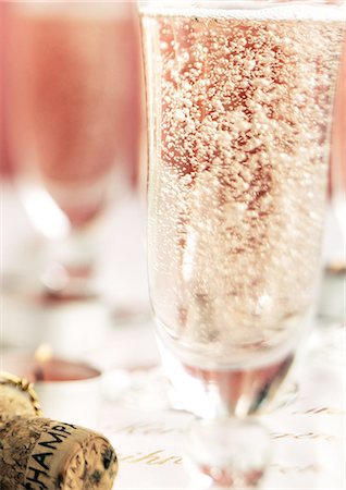 Glass of champagne, extreme close-up Stock Photo - Premium Royalty-Free, Code: 695-05774886