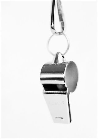 fischietto - Whistle, close-up, b&w. Fotografie stock - Premium Royalty-Free, Codice: 695-05775356