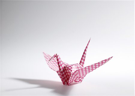 Origami crane Stock Photo - Premium Royalty-Free, Code: 695-05775390