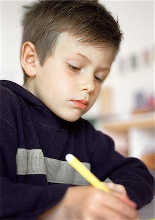 simsearch:695-05776481,k - Child using felt pen, low angle view Stock Photo - Premium Royalty-Free, Code: 695-05776471
