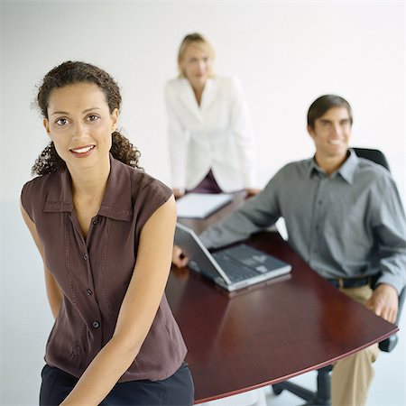 diverse leaders - Businesspeople in office Stock Photo - Premium Royalty-Free, Code: 695-05778283