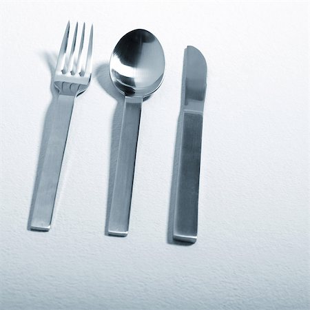 simsearch:695-05778755,k - Silverware Foto de stock - Sin royalties Premium, Código: 695-05778745