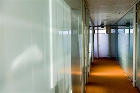 Empty office corridor Stock Photo - Premium Royalty-Free, Code: 695-05771814