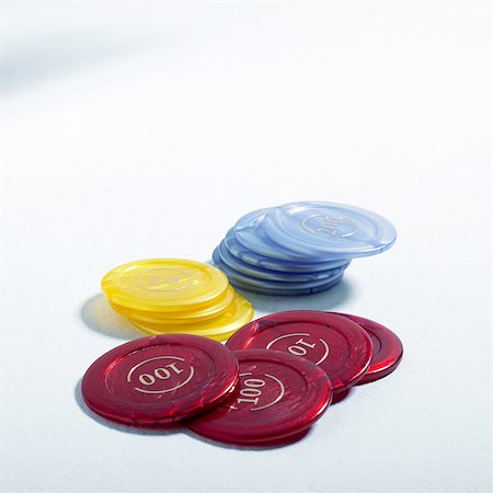 Poker chips Foto de stock - Sin royalties Premium, Código: 695-05772119