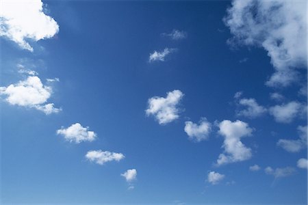 Blue sky with clouds Stock Photo - Premium Royalty-Free, Code: 695-05772176