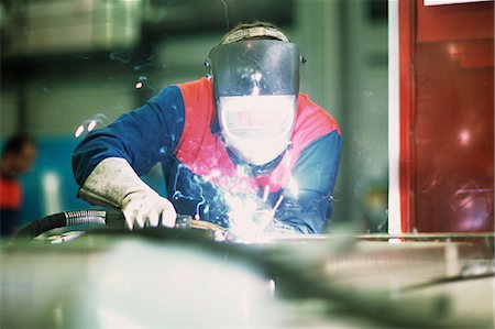 Welder Stock Photo - Premium Royalty-Free, Code: 695-05772278