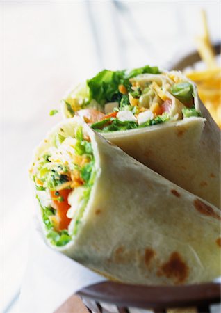 Burrito Fotografie stock - Premium Royalty-Free, Codice: 695-05772519