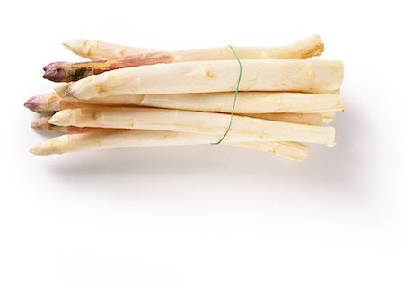 Bundle de l'asperge blanche, gros plan Photographie de stock - Premium Libres de Droits, Code: 695-05773516