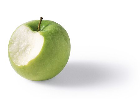 simsearch:693-06325279,k - Apple with bite missing, close-up Stock Photo - Premium Royalty-Free, Code: 695-05773601