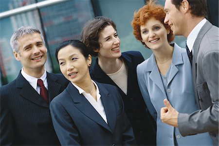 simsearch:695-03374588,k - Group of business executives, portrait Stock Photo - Premium Royalty-Free, Code: 695-03374485