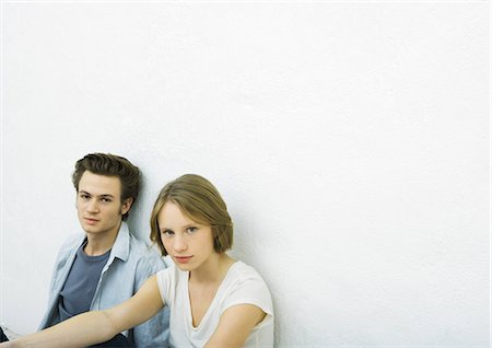 simsearch:400-03929864,k - Young couple, looking at camera, portrait Stock Photo - Premium Royalty-Free, Code: 695-03374772