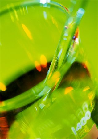 Glass flask, close-up, blurred Stock Photo - Premium Royalty-Free, Code: 695-03384303
