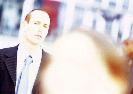 simsearch:695-03386819,k - Businessman, portrait, blurred Foto de stock - Sin royalties Premium, Código: 695-03386810