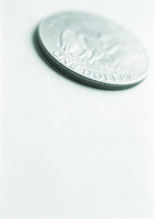 simsearch:695-03386038,k - Dollar coin, close-up Stock Photo - Premium Royalty-Free, Code: 695-03386958