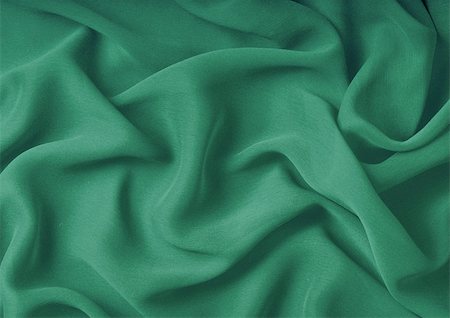 drapé (étoffe) - Vert en mousseline de soie, close-up, plein cadre Photographie de stock - Premium Libres de Droits, Code: 695-03380888