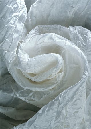 drapé (étoffe) - Tissu blanc, gros plan, plein cadre Photographie de stock - Premium Libres de Droits, Code: 695-03380901