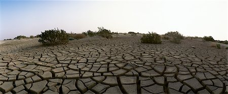 Tunisia, Sahara, cracked soil Foto de stock - Sin royalties Premium, Código: 695-03381110