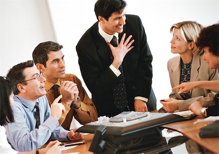 simsearch:696-03398874,k - Business people in conference room Stock Photo - Premium Royalty-Free, Code: 695-03381600