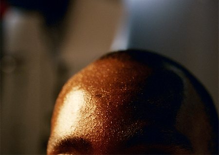 simsearch:632-01137424,k - Man's forehead, close up. Stock Photo - Premium Royalty-Free, Code: 695-03382416