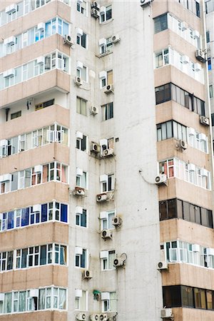 populated - Corner of high rise apartment building Stock Photo - Premium Royalty-Free, Code: 696-03394681