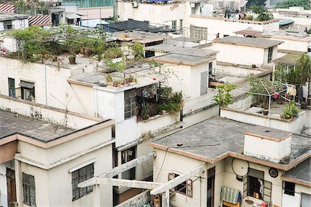 simsearch:696-03394687,k - China, Guangdong Province, Guangzhou, view of rooftops Foto de stock - Sin royalties Premium, Código: 696-03394682