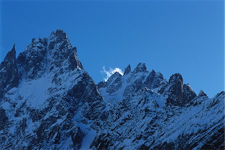 pointe - France, Chamonix, Mont Blanc Massif Photographie de stock - Premium Libres de Droits, Code: 696-03394852